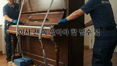 이사 전, 꼭 알아야 할 필수 팁!